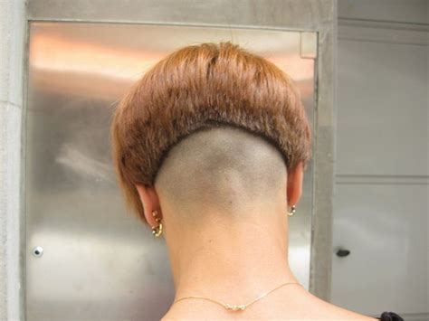 lightbrown hair nice short nape in 2019 super trendy shaved nape shaved hair cuts short