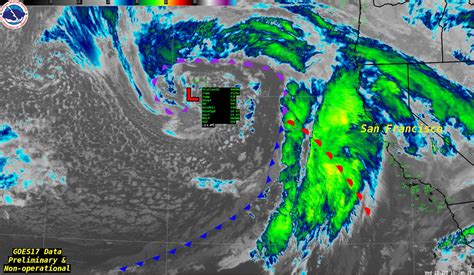 Satellite Imagery Shows Massive Storm Poised To Slam The West Coast