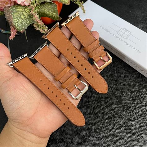 Handmade Leather Apple Watch Straps 38mm 40mm 41mm 42mm Etsy