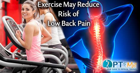 Exercise May Reduce Risk Of Low Back Pain Pt And Me