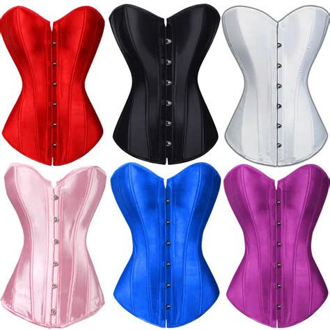 7colors Lace Up Waist Trainer Corset Sexy Waist Trainer Corset Overbust Corsets And Bustiers