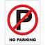 NO PARKING SIGN BOARD RIDIG PVC 400X500X05MM  Shopee Malaysia