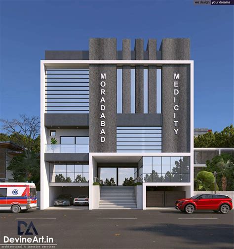Simple Small Office Building Exterior Design