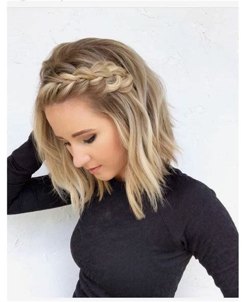 Can be worn for at least two days straight with no once a woman masters a french braid, her list of styling ideas will never be short. Braided Hairstyles for Short Hair