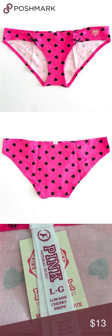 Vintage Pink Vs Low Rise Cheeky Bikini Panty Nwt Cheeky Bikinis