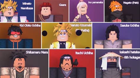 10 Naruto Anime Cosplay Roblox Outfits