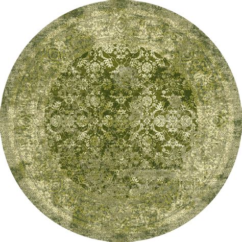 Aufgrund des materials ist der teppich sehr pflegeleicht und strapazierfähig. Rund Teppich - Denizli (grün) - Trendcarpet.at