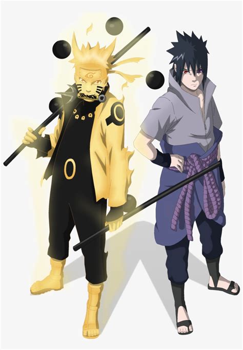 Naruto Bijuu Mode Vs Sasuke With Rinnegan