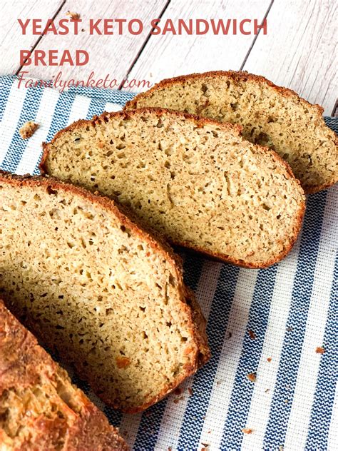 Low carb keto farmer's yeast bread. Yeast keto sandwich bread - Family On Keto