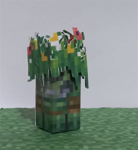 Pixel Papercraft Mini Jungle Creeper