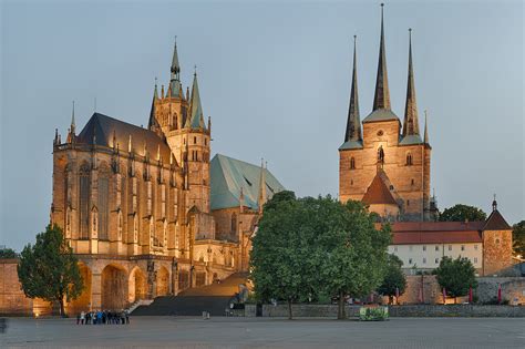 2876R-82R Dom Erfurt beleuchtet Foto & Bild | architektur ...