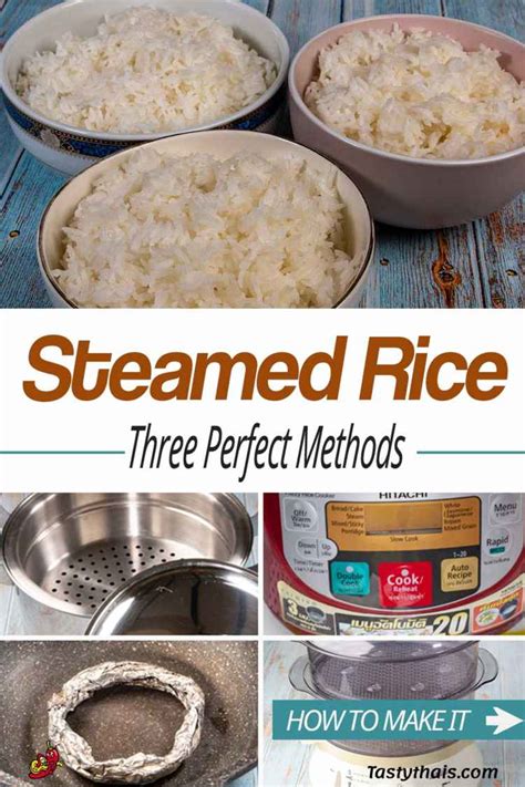 3 Easy Steamed Rice Cooking Methods Pansteamerrice Cooker