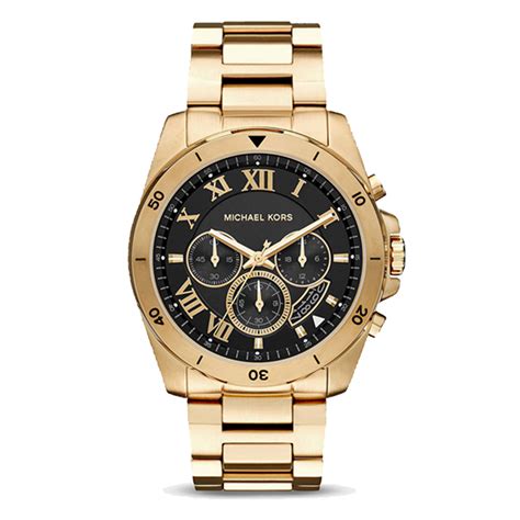 Michael Kors Oversized Gold And Black Watch Engravers Guild