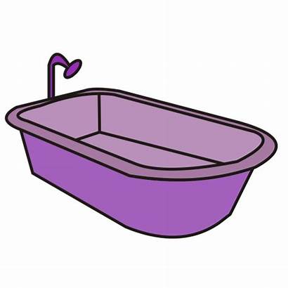 Bathtub Clip Bath Clipart Bathroom Shower Cliparts