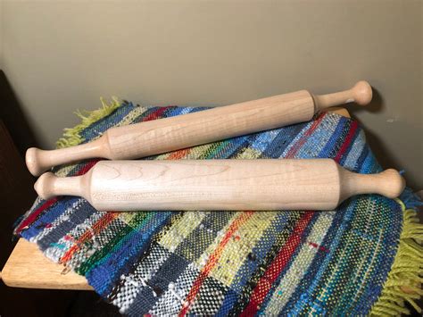 Hand Turned Wooden Rolling Pins Etsy Canada