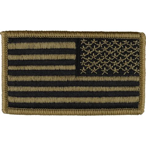 Subdued Reverse Us Flag Velcro Ocp Rank And Insignia Military
