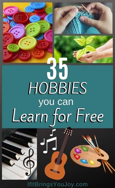 35 Fun Hobby Ideas You Can Learn For Free Easy Hobbies Hobbies For