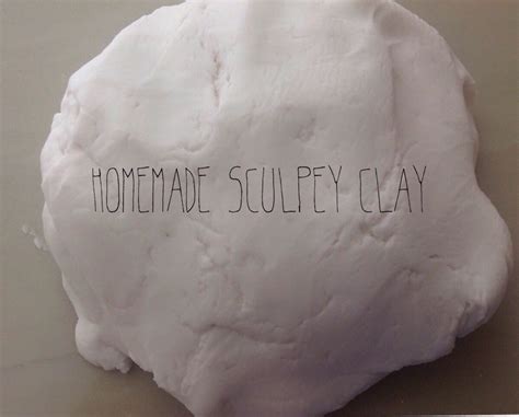 Homemade Sculpey Clay 3 Steps With Pictures Instructables