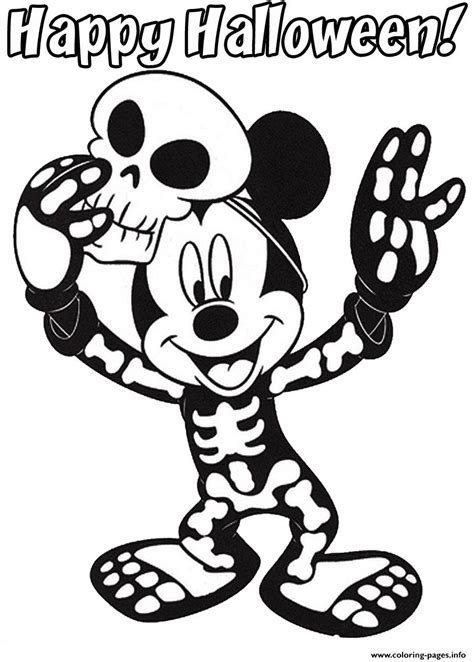 Mickey mouse was created in 1928 by walt disney and ub iwerks. Mickey Mouse Costume Disney Halloween Coloring Pages Printable