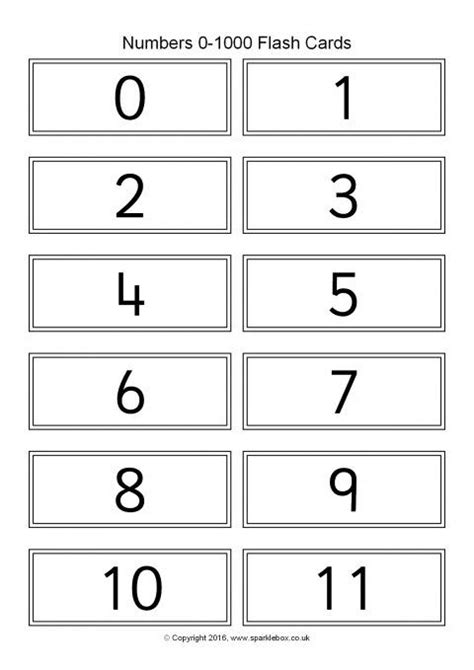 Numbers 0 1000 Flash Cards Sb11486 Printable Flash Cards