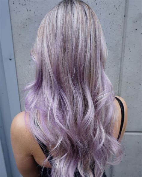 Pastel Purple Hair With Lowlights Purple Blonde Hair Pastel Purple