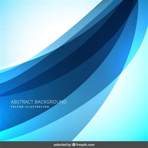 Free Vector Blue Abstract Background With Stripes