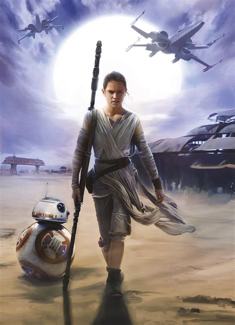 Poster Fotomurale Originale Star Wars Guerre Stellari Rey