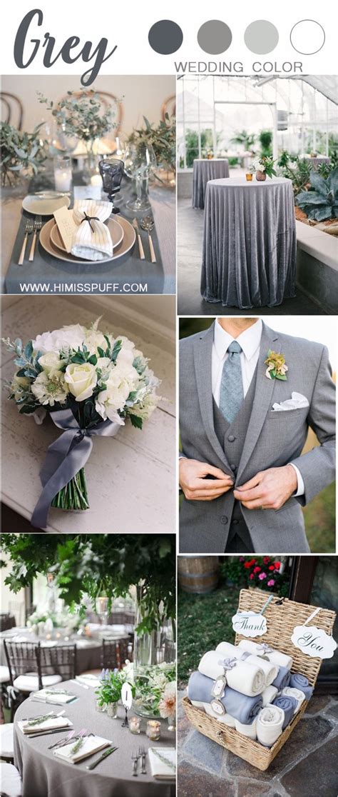 30 Grey Wedding Color Ideas Youll Love Page 3 Hi Miss Puff