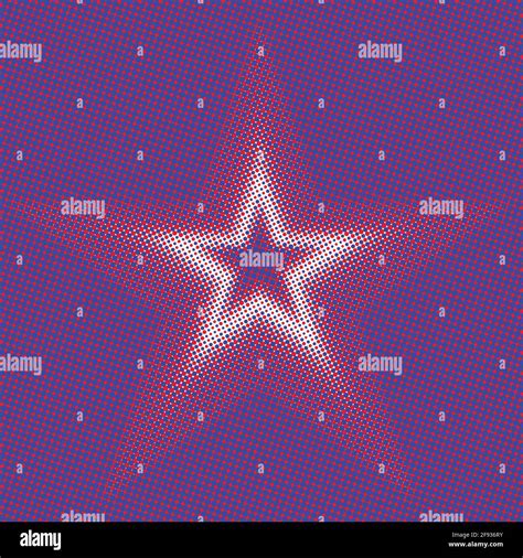Red White And Blue Star Stock Vector Images Alamy