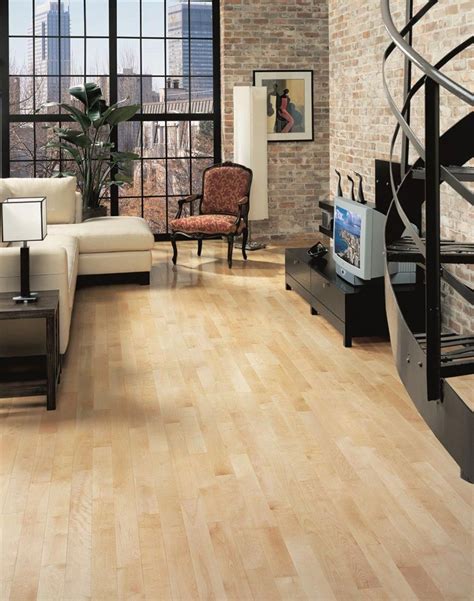 Innovative Maple Natural Hardwood Flooring With Bay Area Special Made
