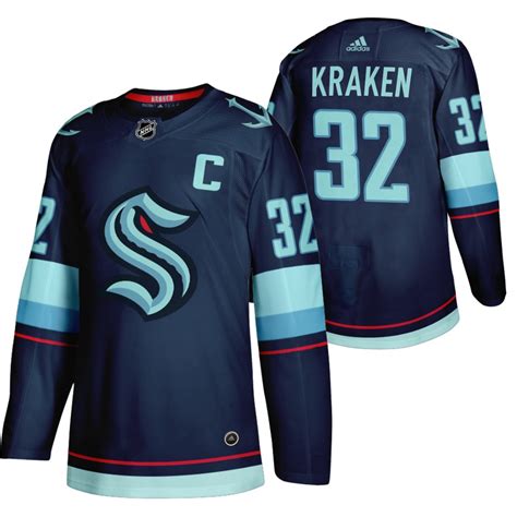 May 27, 2021 · the seattle kraken are preparing their options for the 2021 nhl expansion draft on july 21. Seattle Kraken Custom #00 Primary Logo Authentic Jersey ...