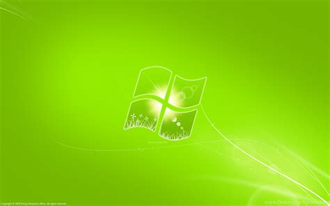 Windows 7 Green By Pricop On Deviantart Desktop Background