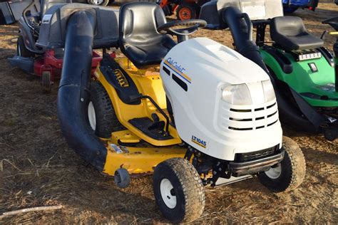Sold Price Cub Cadet Lt1045 Riding Mower With Bag System November 6