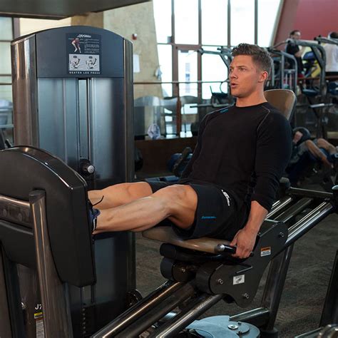 Seated Leg Press Exercise Guide And Video