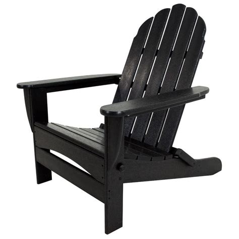 Black plastic adirondack chairs 426303 collection of interior design and decorating ideas on the littlefishphilly.com. Trex Outdoor Furniture Cape Cod Charcoal Black Folding ...