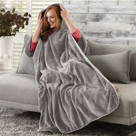 Nap Hooded Footed Throw Blanket