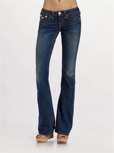 true religion joey super jeans in blue industrial lyst