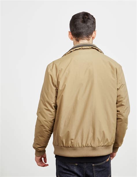 Fred Perry Synthetic Utility Bomber Jacket Khaki In Natural For Men Lyst