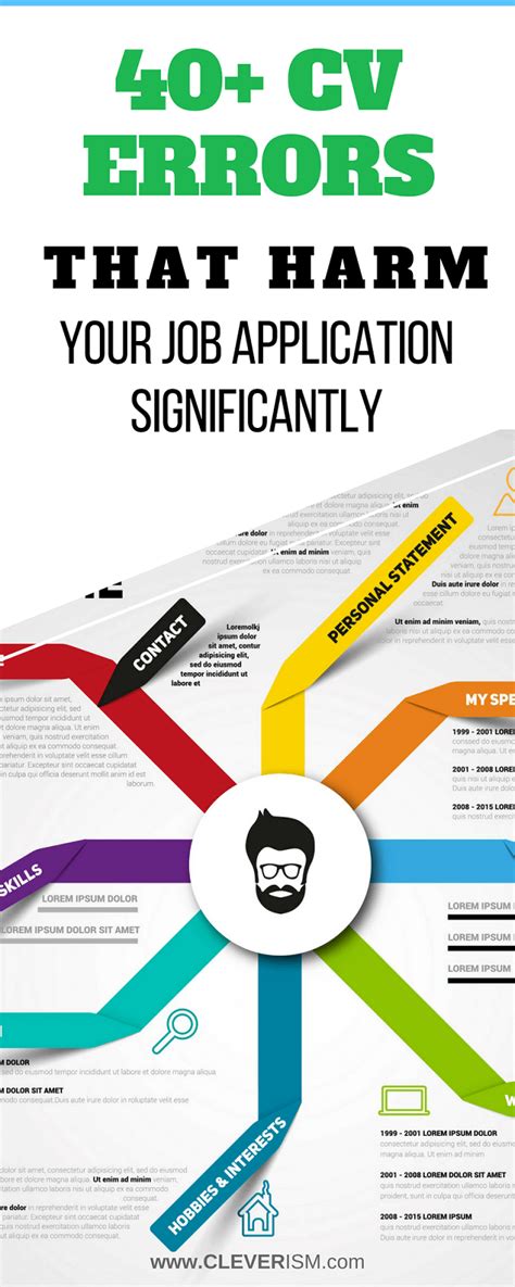 After all, a cv is only the first part of the job search process. 40+ CV Errors that Harm Your Job Application Significantly ...