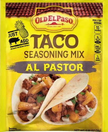 Old El Paso Al Pastor Taco Seasoning 085 Oz Fred Meyer