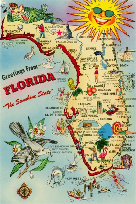 Map Tourism Map Of Florida Infographictv Number One Infographics