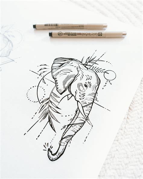 Aggregate 83 Elephant Doodle Tattoo Super Hot Vn