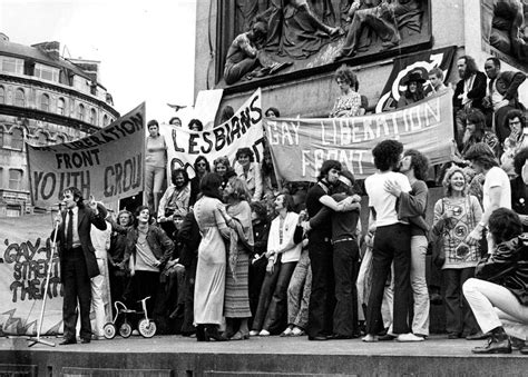 A Gay Liberation Front Rally In New York City Shortly After The