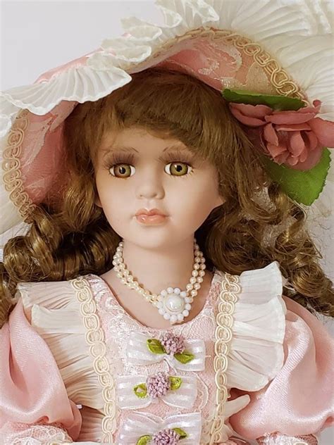 Genuine Porcelain Doll Victorian Porcelain Doll Collectible Etsy Porcelain Dolls