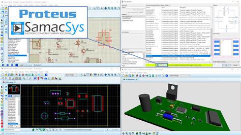 Pcb Library Service Integrated Into Proteus Design Suite