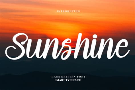 Sunshine Font By Freshtypeink · Creative Fabrica