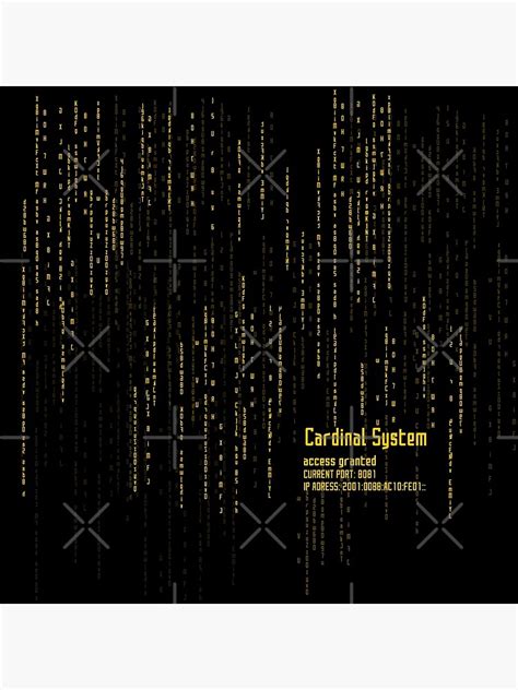 Cardinal System Sao Poster By Fantasylife Redbubble