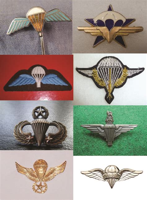 Military Parachuting Badges Military Insignia Army Badge Military