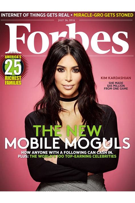 Kim Kardashian Forbes Magazine Cover Glamour Uk