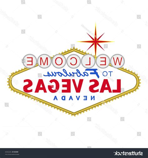 Welcome To Fabulous Las Vegas Vector At Collection Of